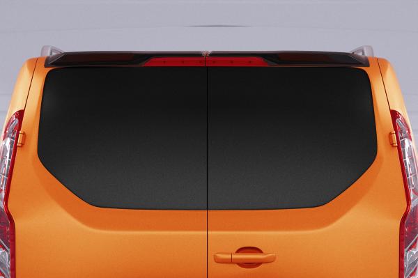 CSR Heckspoiler | Heckflügel mit ABE für Ford Transit MK7 Custom mit Hecktüren HF964-G Glossy schwarz Hochglanz (keine Lackierung erforderlich)