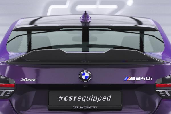 CSR Heckspoiler | Heckflügel mit ABE für BMW 2er G42 HF970-S strukturiert schwarz matt (keine Lackierung erforderlich)