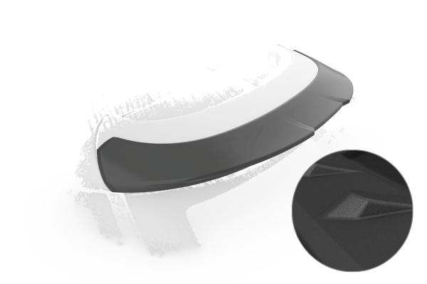 CSR Heckspoiler | Heckflügel mit ABE für Mini F58 Coupe HF972-S strukturiert schwarz matt (keine Lackierung erforderlich)
