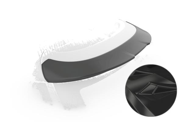 CSR Heckspoiler | Heckflügel mit ABE für Mini F58 Coupe HF972-G Glossy schwarz Hochglanz (keine Lackierung erforderlich)