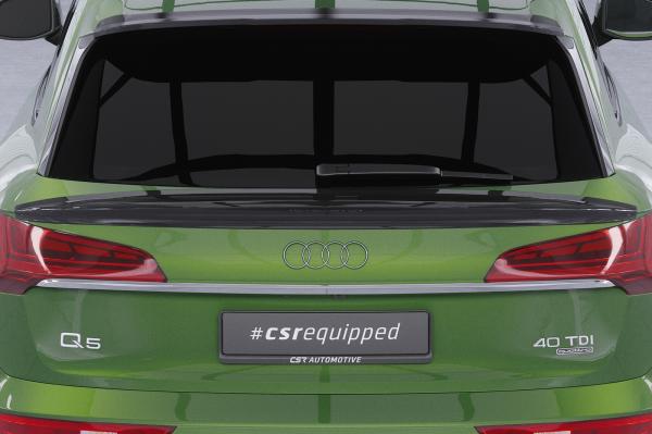 CSR Heckspoiler | Heckflügel mit ABE für Audi Q5 (FY) HF973-G Glossy schwarz Hochglanz (keine Lackierung erforderlich)