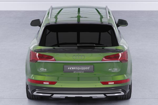 CSR Heckspoiler | Heckflügel mit ABE für Audi Q5 (FY) HF973-G Glossy schwarz Hochglanz (keine Lackierung erforderlich)