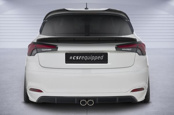 CSR Heckspoiler | Heckflügel mit ABE für Fiat Tipo (Typ 356) Sport HF980-C Carbon Look Hochglanz (keine Lackierung erforderlich)