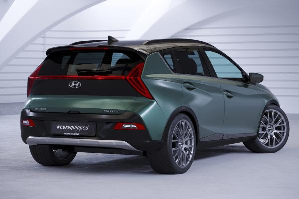 CSR Heckspoiler | Heckflügel mit ABE für Hyundai Bayon HF982-G Glossy schwarz Hochglanz (keine Lackierung erforderlich)