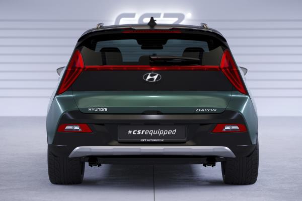 CSR Heckspoiler | Heckflügel mit ABE für Hyundai Bayon HF982-G Glossy schwarz Hochglanz (keine Lackierung erforderlich)