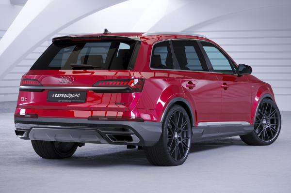 CSR Heckspoiler | Heckflügel mit ABE für Audi Q7 S-Line / SQ7 (4M) HF994-G Glossy schwarz Hochglanz (keine Lackierung erforderlich)