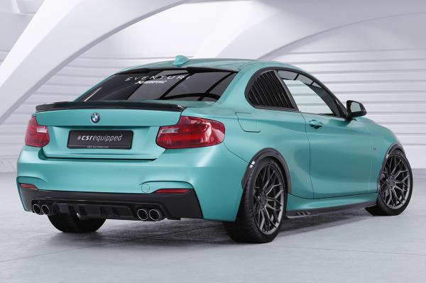 CSR Heckscheibenblende mit ABE für BMW 2er (F22) Coupe HSB079-C Carbon Look Hochglanz (keine Lackierung erforderlich)
