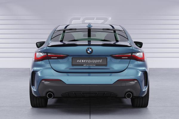 CSR Heckscheibenblende mit ABE für BMW 4er G22 / G82 Coupe HSB080-G Glossy schwarz Hochglanz (keine Lackierung erforderlich)