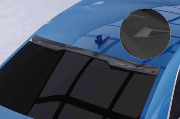 CSR Heckscheibenblende mit ABE für Audi A4/S4 B9 (8W) Limousine HSB081-S strukturiert schwarz matt (keine Lackierung erforderlich)