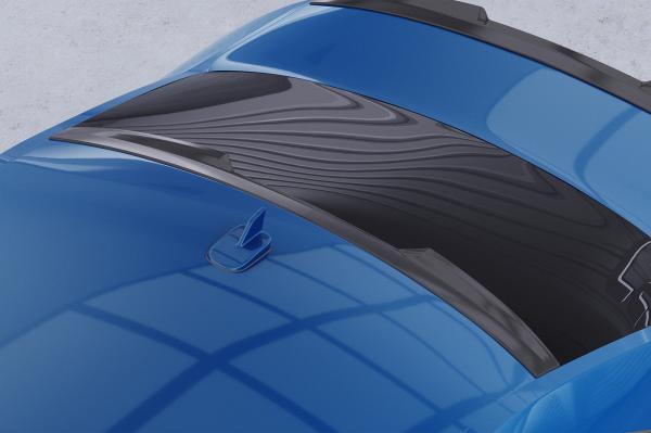 CSR Heckscheibenblende mit ABE für Audi A4/S4 B9 (8W) Limousine HSB081-C Carbon Look Hochglanz (keine Lackierung erforderlich)