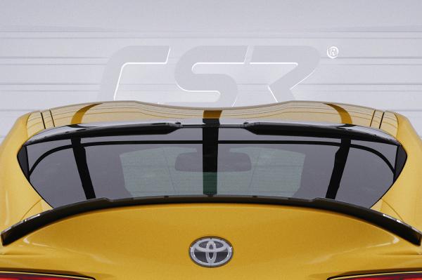 CSR Heckscheibenblende mit ABE für Toyota GR Supra (A90) HSB085-G Glossy schwarz Hochglanz (keine Lackierung erforderlich)