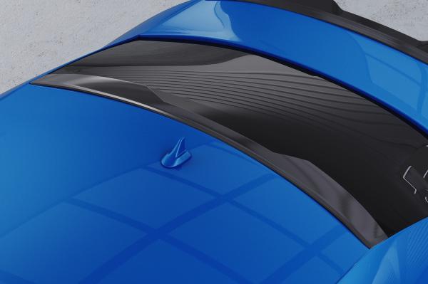 CSR Heckscheibenblende mit ABE für Audi A3 / S3 (8V) Limousine HSB087-S strukturiert schwarz matt (keine Lackierung erforderlich)