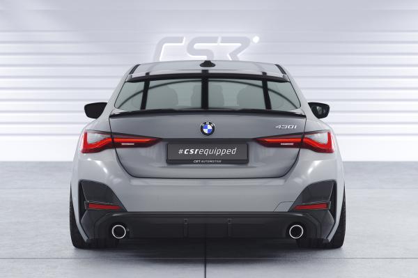 CSR Heckscheibenblende mit ABE für BMW 4er / i4 (G26) Gran Coupe HSB088-L Lackierung erforderlich (unlackiert roh)