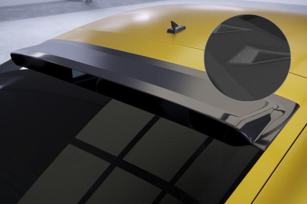 CSR Heckscheibenblende mit ABE für Audi TT / TTS / TT RS (8J) Coupe HSB090-S strukturiert schwarz matt (keine Lackierung erforderlich)