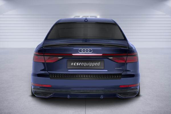 CSR Heckscheibenblende mit ABE für Audi A8 D5 (Typ 4N - F8) HSB106-C Carbon Look Hochglanz (keine Lackierung erforderlich)
