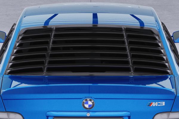 CSR Heckscheibenblende mit ABE für BMW 3er E36 Coupe HSB111-C Carbon Look Hochglanz (keine Lackierung erforderlich)