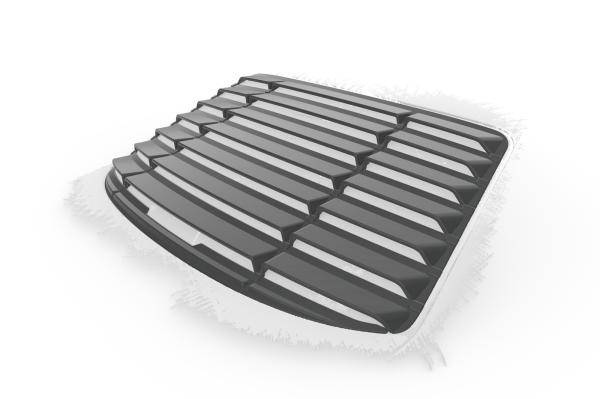 CSR Heckscheibenblende mit ABE für BMW 3er E36 Coupe HSB111-C Carbon Look Hochglanz (keine Lackierung erforderlich)