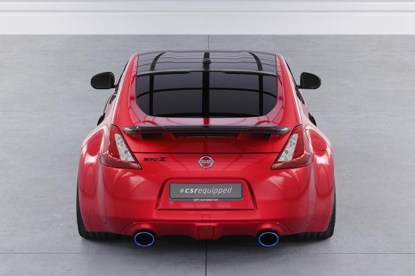 CSR Heckscheibenblende mit ABE für Nissan 370Z (Z34) Coupe HSB115-C Carbon Look Hochglanz (keine Lackierung erforderlich)