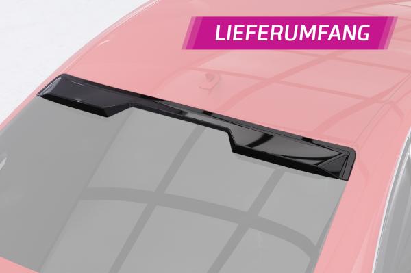 CSR Heckscheibenblende mit ABE für Audi A4 B8 (Typ 8K) Limousine HSB119-C Carbon Look Hochglanz (keine Lackierung erforderlich)