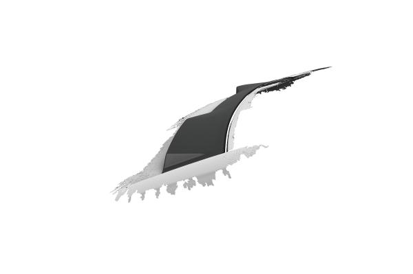 CSR Heckscheibenblende mit ABE für BMW 7er / i7 G70 Limousine HSB121-S strukturiert schwarz matt (keine Lackierung erforderlich)