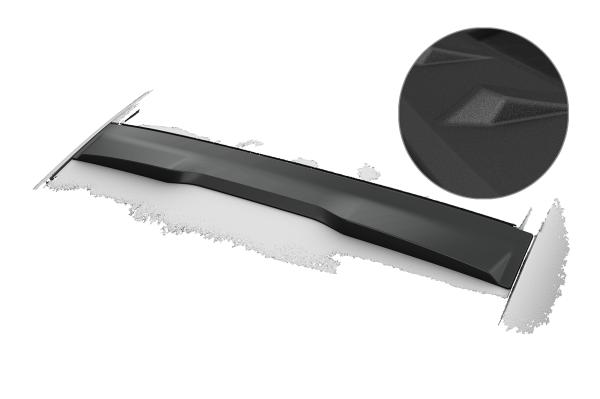 CSR Heckscheibenblende mit ABE für Mercedes-Benz EQE (V295) Limousine HSB123-S strukturiert schwarz matt (keine Lackierung erforderlich)