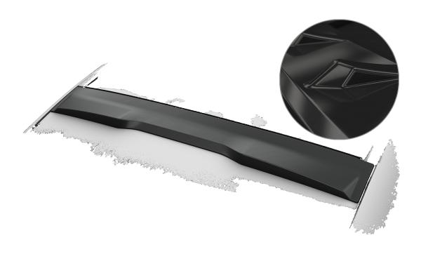 CSR Heckscheibenblende mit ABE für Mercedes-Benz EQE (V295) Limousine HSB123-G Glossy schwarz Hochglanz (keine Lackierung erforderlich)