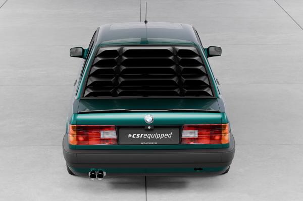 CSR Heckscheibenblende mit ABE für BMW 3er E30 Coupe (Zweitürer) HSB127-S Strukturiert schwarz matt (keine Lackierung erforderlich)