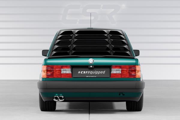 CSR Heckscheibenblende mit ABE für BMW 3er E30 Coupe (Zweitürer) HSB127-S Strukturiert schwarz matt (keine Lackierung erforderlich)