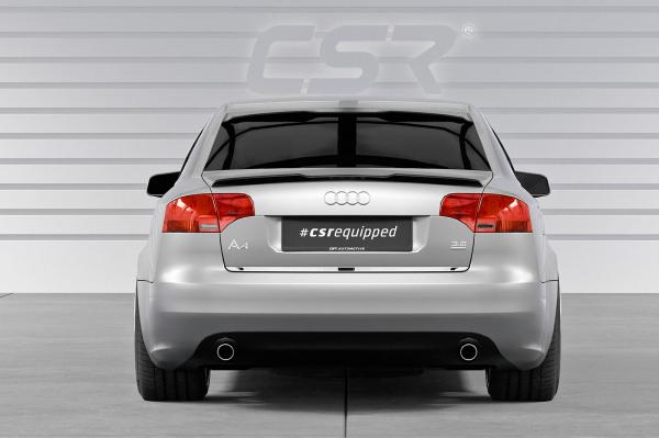 CSR Heckscheibenblend mit ABE für Audi A4 B7 (Typ 8E) HSB140-S Strukturiert schwarz matt (keine Lackierung erforderlich)