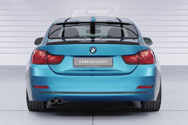CSR Heckscheibenblende für BMW 4er F32 Coupe HSB143-S Strukturiert schwarz matt (keine Lackierung erforderlich)