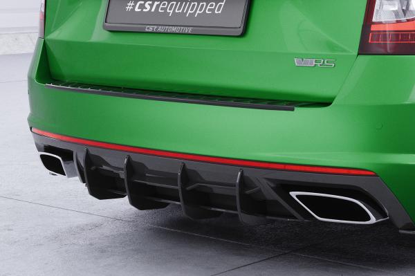 CSR Ladekantenschutz für Skoda Octavia III (Typ 5E) Combi LKS003-G Glossy schwarz Hochglanz (keine Lackierung erforderlich)