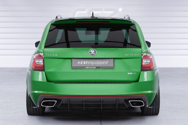 CSR Ladekantenschutz für Skoda Octavia III (Typ 5E) Combi LKS003-G Glossy schwarz Hochglanz (keine Lackierung erforderlich)