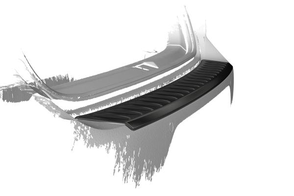 CSR Ladekantenschutz für VW Golf 7 Facelift LKS007-G Glossy schwarz Hochglanz (keine Lackierung erforderlich)