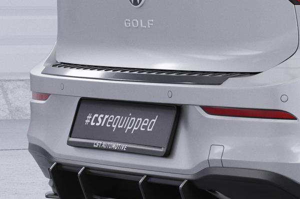 CSR Ladekantenschutz für VW Golf 8 (Typ CD) LKS012-G Glossy schwarz Hochglanz (keine Lackierung erforderlich)