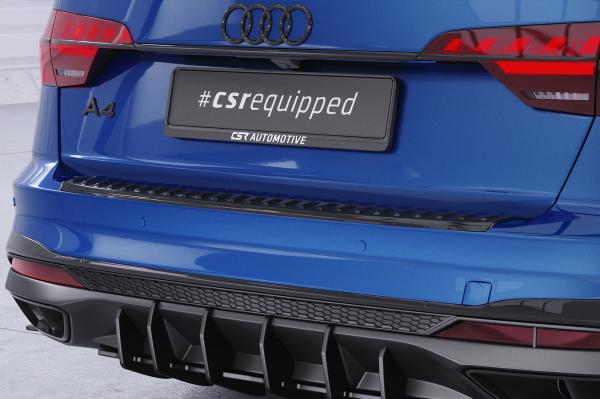 CSR Ladekantenschutz für Audi A4 B9 (Typ 8W) LKS020-G Glossy schwarz Hochglanz (keine Lackierung erforderlich)