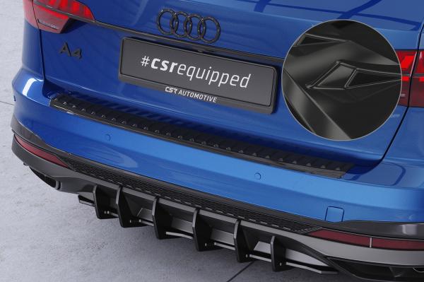 CSR Ladekantenschutz für Audi A4 B9 (Typ 8W) LKS020-G Glossy schwarz Hochglanz (keine Lackierung erforderlich)