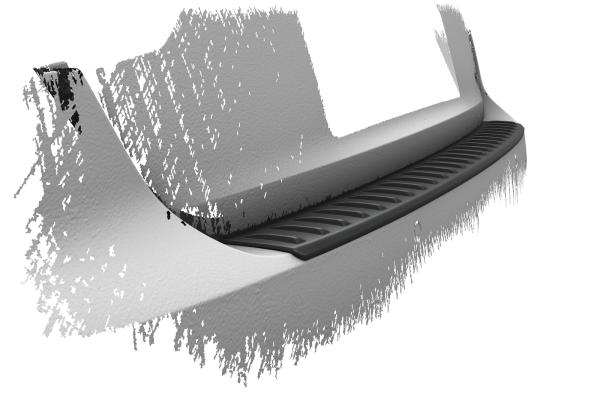 CSR Ladekantenschutz für Audi A4 B9 (Typ 8W) LKS020-G Glossy schwarz Hochglanz (keine Lackierung erforderlich)