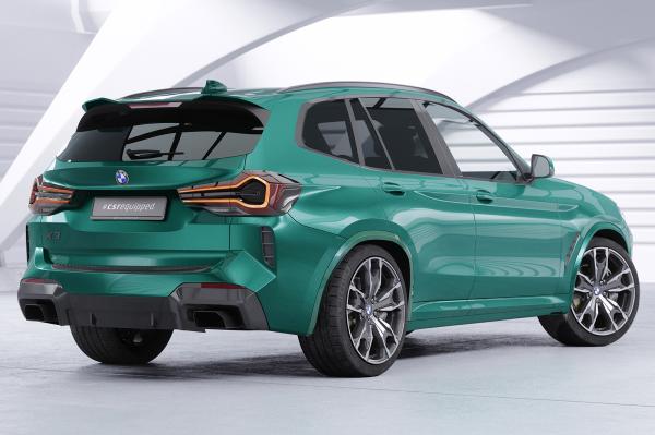 CSR Ladekantenschutz für BMW X3 (G01/G08/F97) M-Paket/M LKS021-G Glossy schwarz Hochglanz (keine Lackierung erforderlich)