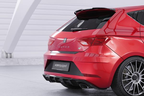 CSR Ladekantenschutz für Seat Leon 3 (Typ 5F) LKS022-G Glossy schwarz Hochglanz (keine Lackierung erforderlich)