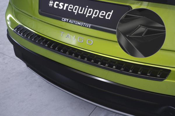 CSR Ladekantenschutz für VW Taigo (Typ CS) LKS023-G Glossy schwarz Hochglanz (keine Lackierung erforderlich)
