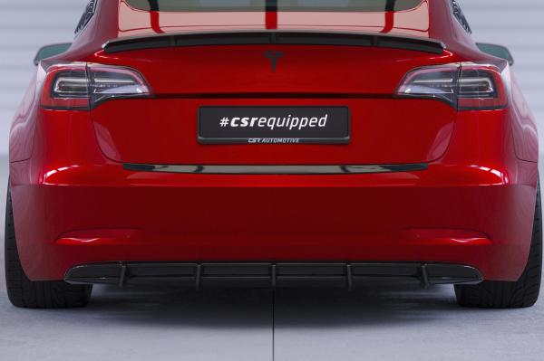 CSR Ladekantenschutz für Tesla Model 3 LKS024-G Glossy schwarz Hochglanz (keine Lackierung erforderlich)
