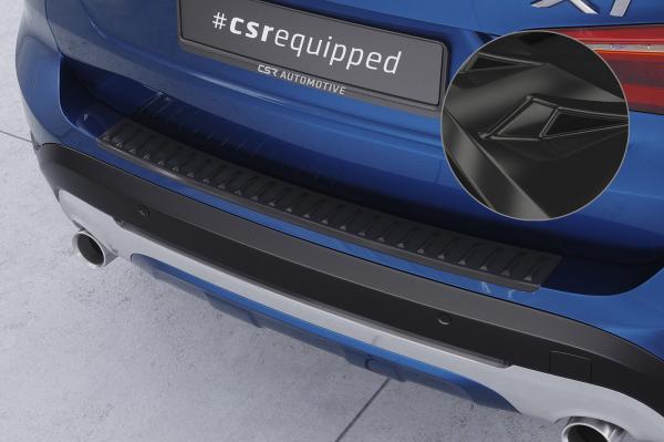 CSR Ladekantenschutz für BMW X1 F48 LKS026-G Glossy schwarz Hochglanz (keine Lackierung erforderlich)