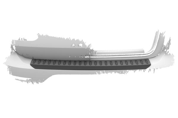 CSR Ladekantenschutz für VW Arteon (Typ 3H) LKS028-G Glossy schwarz Hochglanz (keine Lackierung erforderlich)