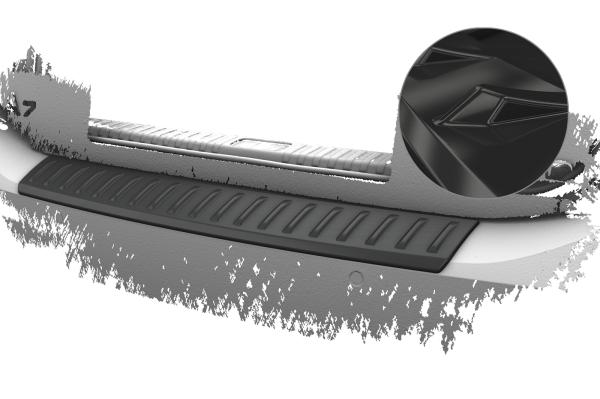 CSR Ladekantenschutz für Audi A7 C8 (Typ 4K) LKS030-G Glossy schwarz Hochglanz (keine Lackierung erforderlich)