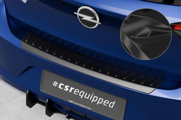 CSR Ladekantenschutz für Opel Corsa F LKS034-G Glossy schwarz Hochglanz (keine Lackierung erforderlich)