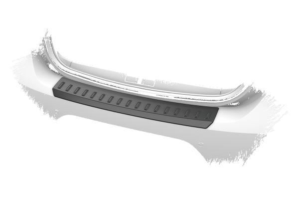 CSR Ladekantenschutz für Opel Corsa F LKS034-G Glossy schwarz Hochglanz (keine Lackierung erforderlich)