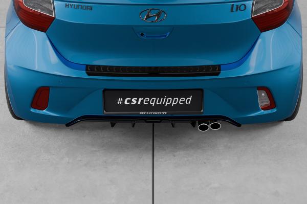 CSR Ladekantenschutz für Hyundai I10 (3. Gen) LKS046-G Glossy schwarz Hochglanz (keine Lackierung erforderlich)