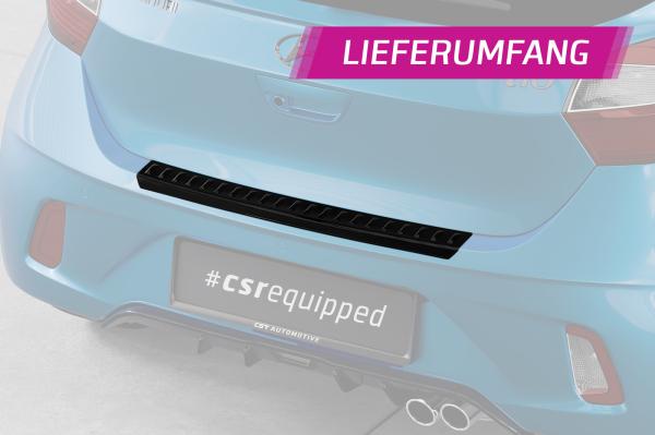 CSR Ladekantenschutz für Hyundai I10 (3. Gen) LKS046-G Glossy schwarz Hochglanz (keine Lackierung erforderlich)