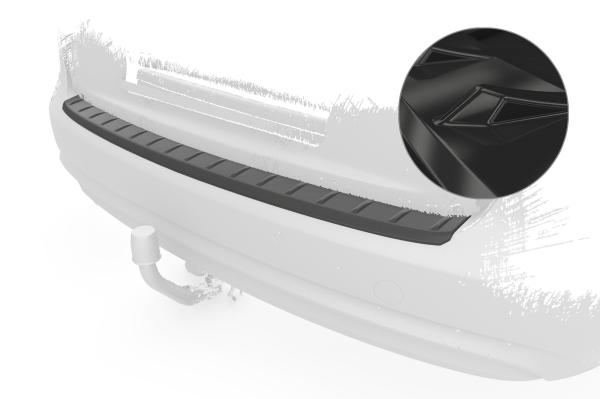 CSR Ladekantenschutz für Audi A4 B8 (Typ 8K) LKS047-G Glossy schwarz Hochglanz (keine Lackierung erforderlich)