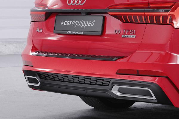 CSR Ladekantenschutz für Audi A6 C8 (Typ 4K/F2) LKS048-G Glossy schwarz Hochglanz (keine Lackierung erforderlich)